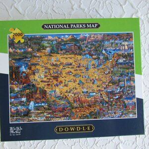 2000 pc Puzzle National Parks Complete 1 Owner Dowdle